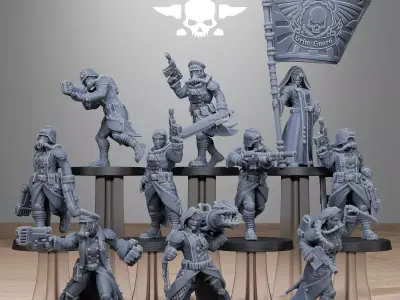 GrimGuard Sisters 3D print model