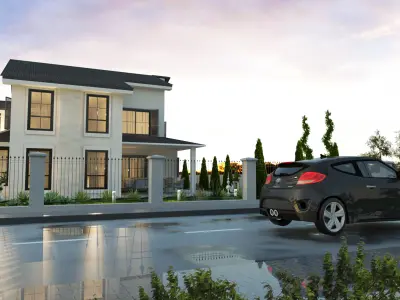 Classical house 3D model