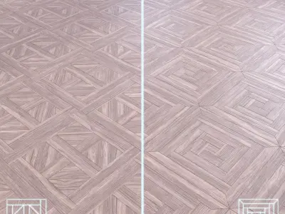 Parquet - Laminate - Wooden floor 2 in 1 Low-poly 3D model 167