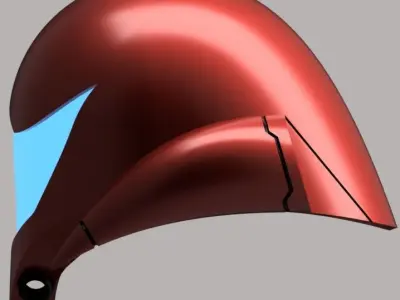 Metroid Fusion Helmet 3D print model