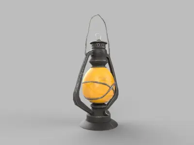 Stylized Lamp  3D model