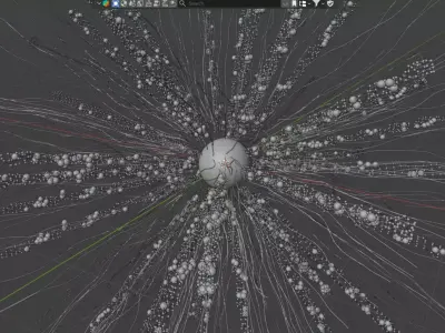 Quantum Energy Ring Sci-Fi Particle Portal 3D model