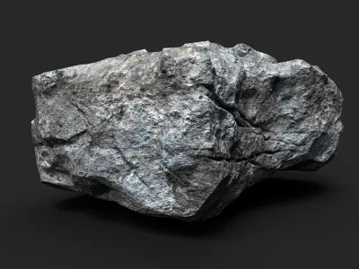 Rock 16-1 Low-poly 3D model