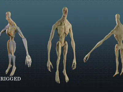 Martian - Game Ready Low-poly 3D model