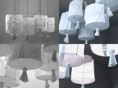 Koushi Lamp 3D model