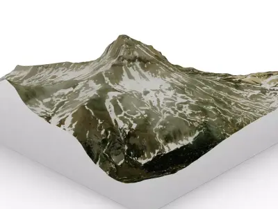 Mount Uncompahgre 3D model