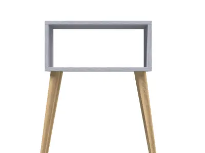 Bedside Table Low-poly 3D model