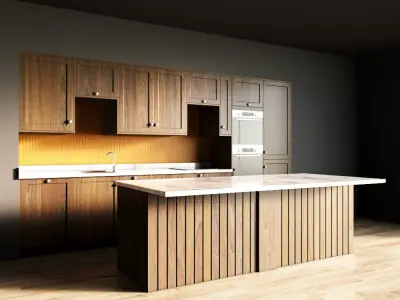 100-Kitchen4 texture 9 3D model