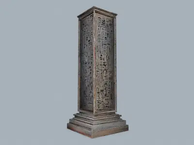 monolith Low-poly 3D model