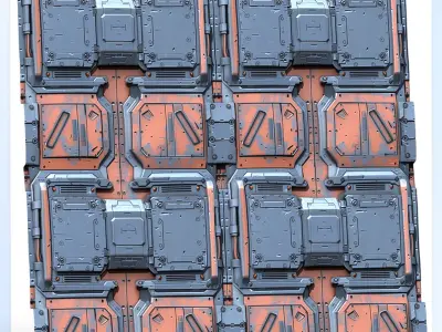 Sci-FI Seamless Texture Texture