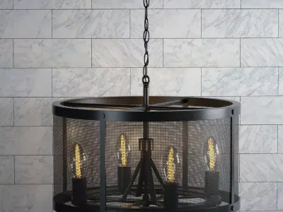 Chandelier Loft Design 3D model