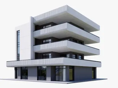 apartment Low-poly 3D model