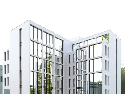 Building 03 Low-poly 3D model buy