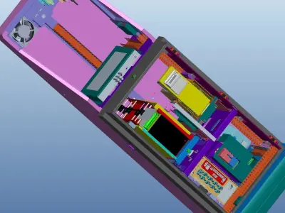 Parking charge machine 3D model