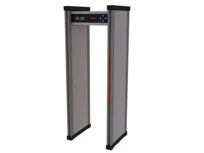 Security Metal Detector model 3D model