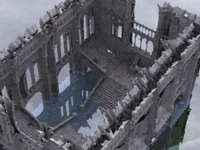 Lovecraftian ruin 3 3D 3D model
