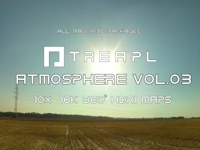 10X HDRI SKIES TREAPL ATMOSPHERE VOL03 - BUNDLE - 360 SKIES Texture