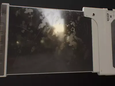 Sci-fi Touch Pad 9 Low-poly 3D model