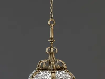 Palace Hotel chandelier 3D model