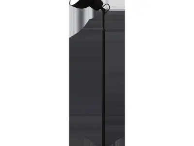 SKURUP Floor lamp black 3D model