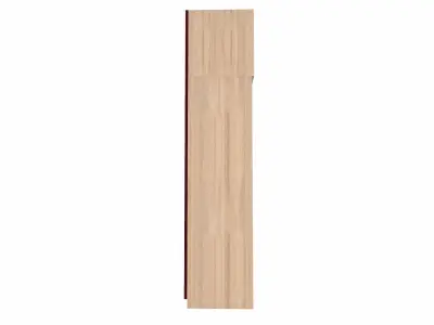 Godrej Wardrobe Door 900 W Plain Wardrobe Low-poly 3D model