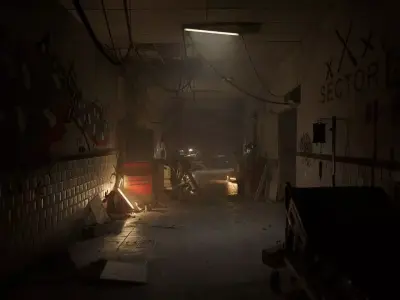 Modular Hospital Low-poly 3D model