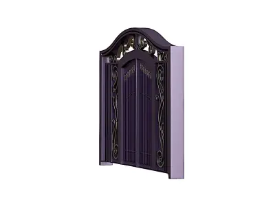 Iron door 3D model