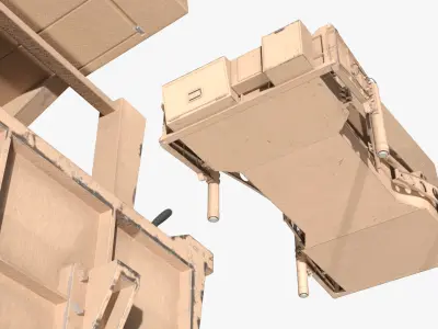  Module Tactical Radar Platform Stowed Sand 