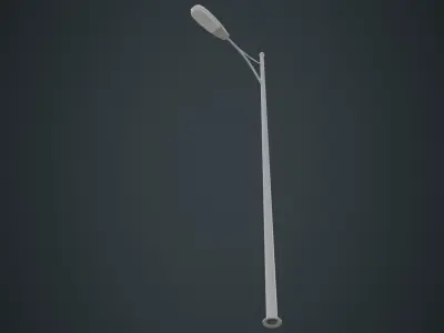 Street Light 5A Low-poly 3D model