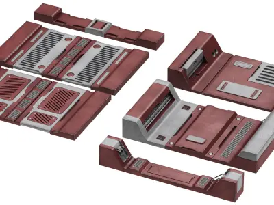 Sci-Fi elements 3 3D model