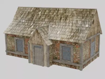 Old House 3D Model 3D model