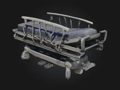 Hospital Stretcher Design  Functional Form in Emergency Motion 3D model