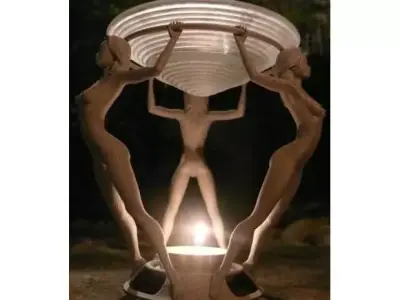 Sexy Girl Oil Warmer 3D print model