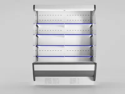 Display Cabinet 3D Model Low-poly 3D model