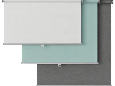 Roller Blind 53 IKEA SKOGSKLOVER 3D model