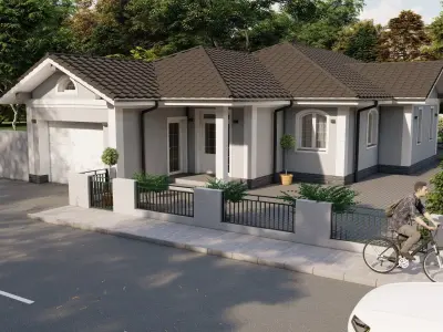 House 13 Exterior 3D model
