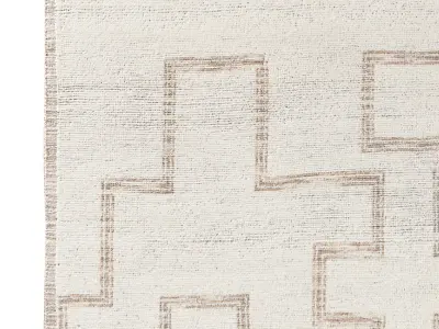 KHEDA WOOL RUG 3D model