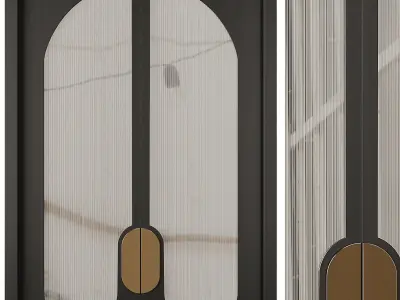 Entrance door set25 3D model