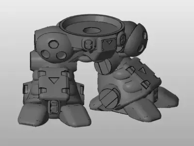 CHIBI-TECH SD - CORPORATION CHASSIS 3D print model