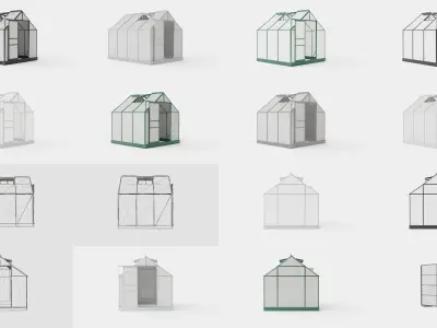 Collection of Greenhouse Venus - 24 Models 3D Model Pack