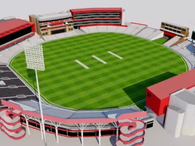 Old Trafford Cricket Ground - Manchester 3D model