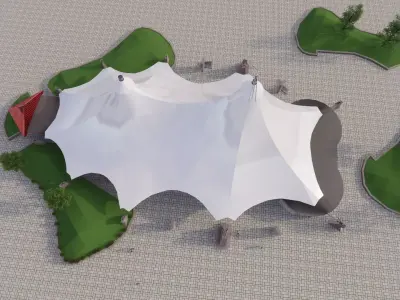 Tensile Structures Collection -A3 3D model