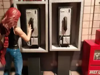 Legends Scale Pay Phone Digital File for 3d Printing STL File 3D print model