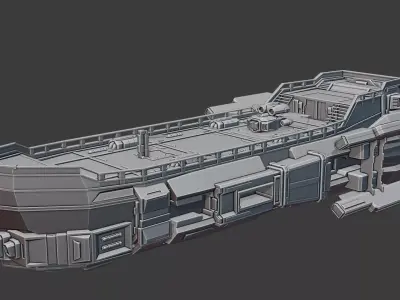 Low Poly Pirate Ships - By Yorakeys Low-poly 3D model