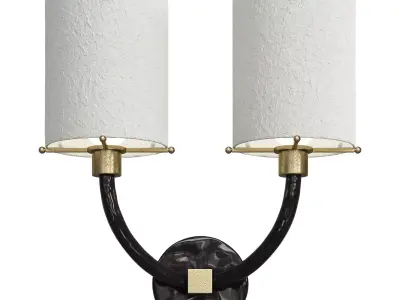 Deer Wall Light 3D model