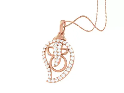 Spiritual Ganesha Pendant 3D print model