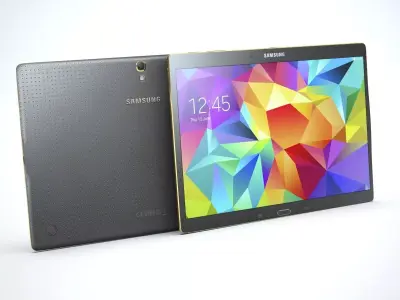 Samsung Galaxy Tab S 10 Titanium Bronze 3D model