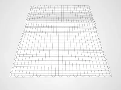 Contemporary Carpet - Rug 11 Low-poly 3D model