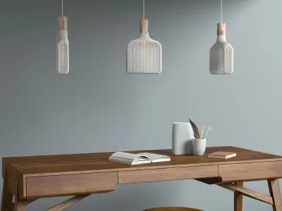 Flat Cube lampshade for table lamp or ceiling 3D print model purchase