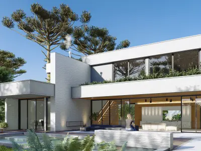 Aspen House in lumion 3D model